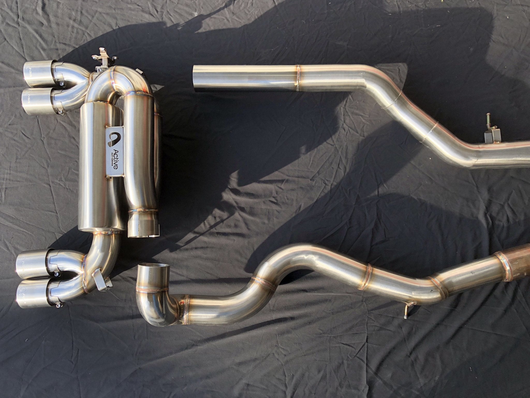 ACTIVE AUTOWERKE F8X M3 M4 SIGNATURE EXHAUST SYSTEM INCLUDES ACTIVE F-BRACE 11-045 – image 5