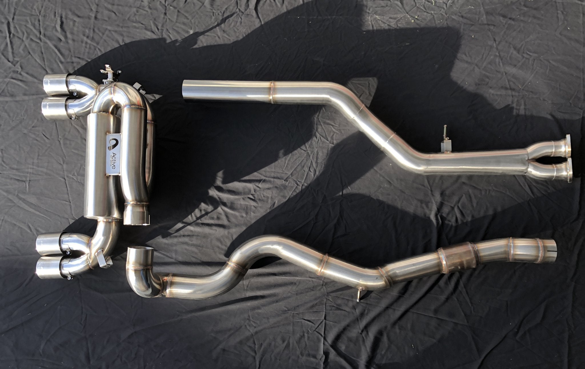 ACTIVE AUTOWERKE F8X M3 M4 SIGNATURE EXHAUST SYSTEM INCLUDES ACTIVE F-BRACE 11-045 – image 6