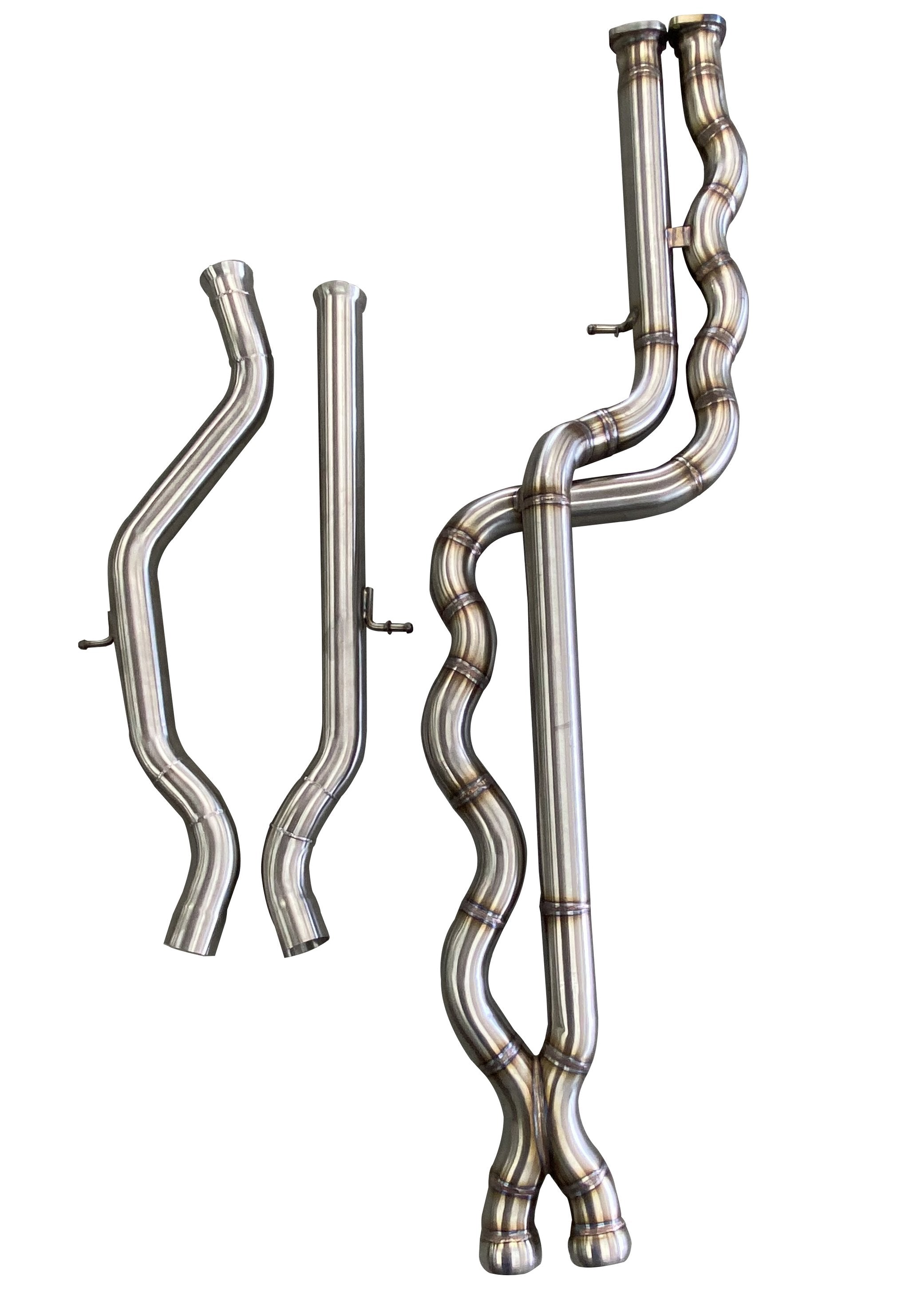 Active Autowerke F8X BMW M3 & M4 EQUAL LENGTH MID PIPE (PATENT PENDING IN US, UK AND EU) INCLUDES ACTIVE F-BRACE – image 2