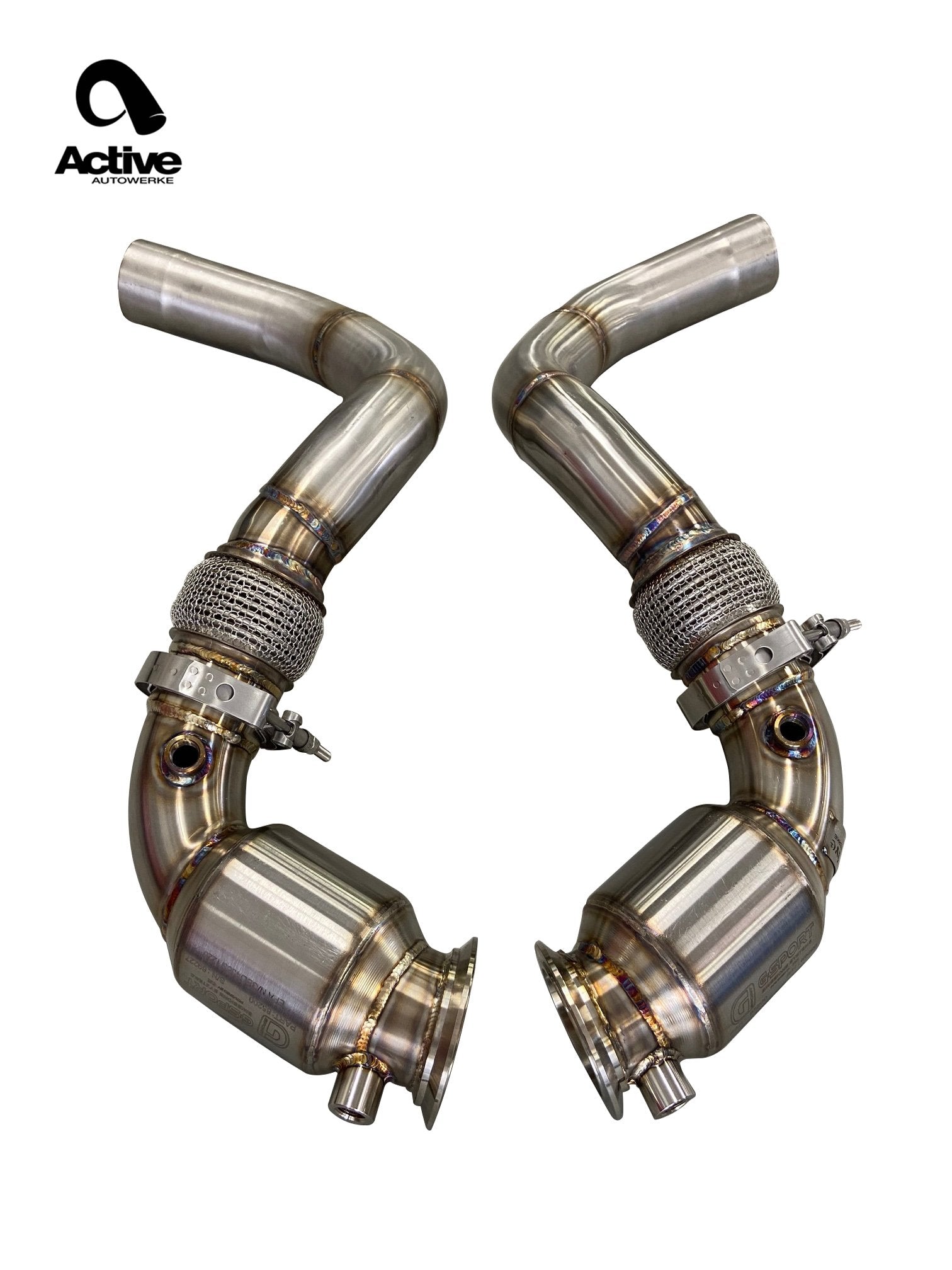 Active Autowerke F90 M5/M8 X5M/X6M CATTED DOWNPIPES 11-063 – image 2