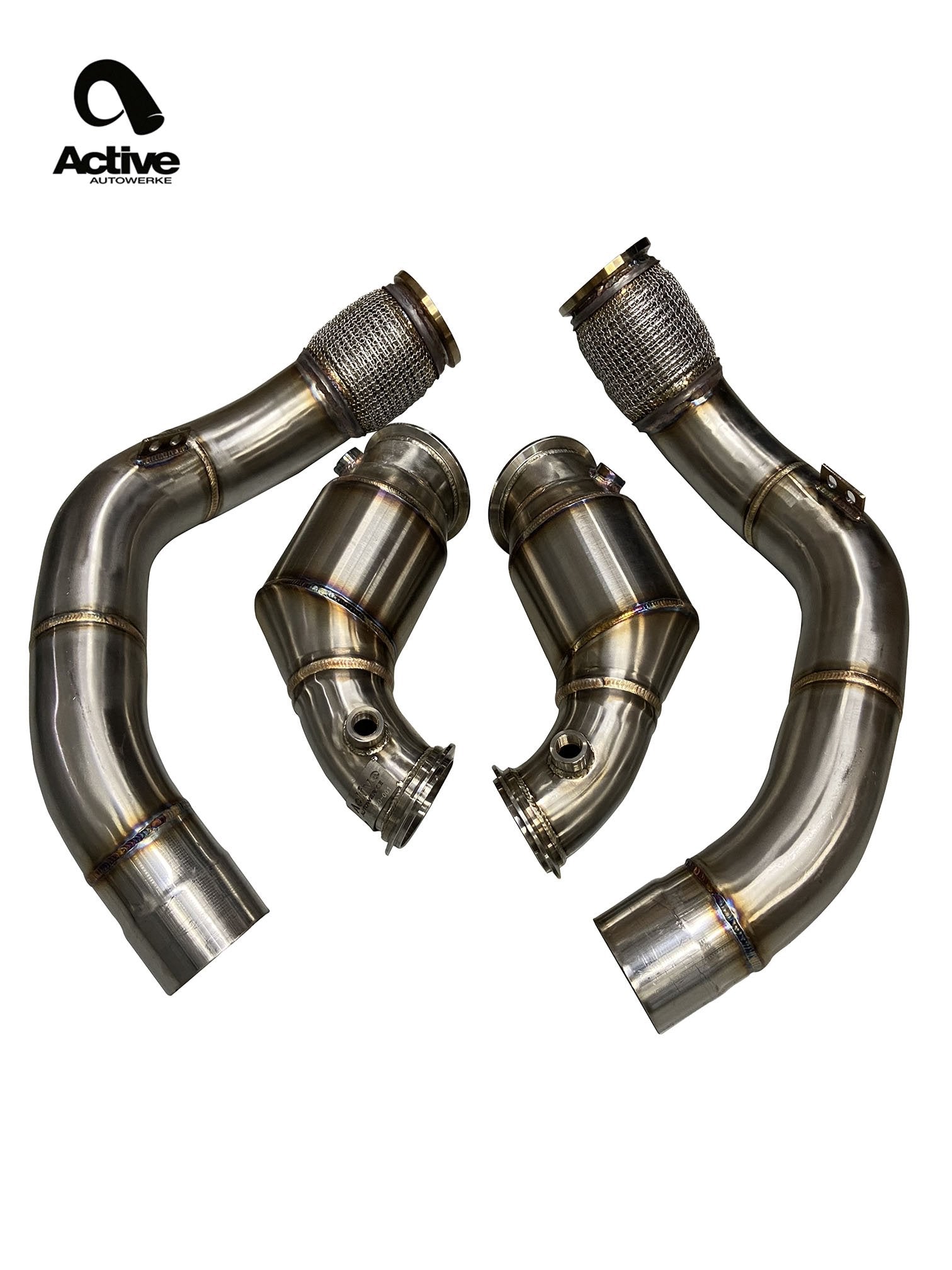Active Autowerke F90 M5/M8 X5M/X6M CATTED DOWNPIPES 11-063 – image 4