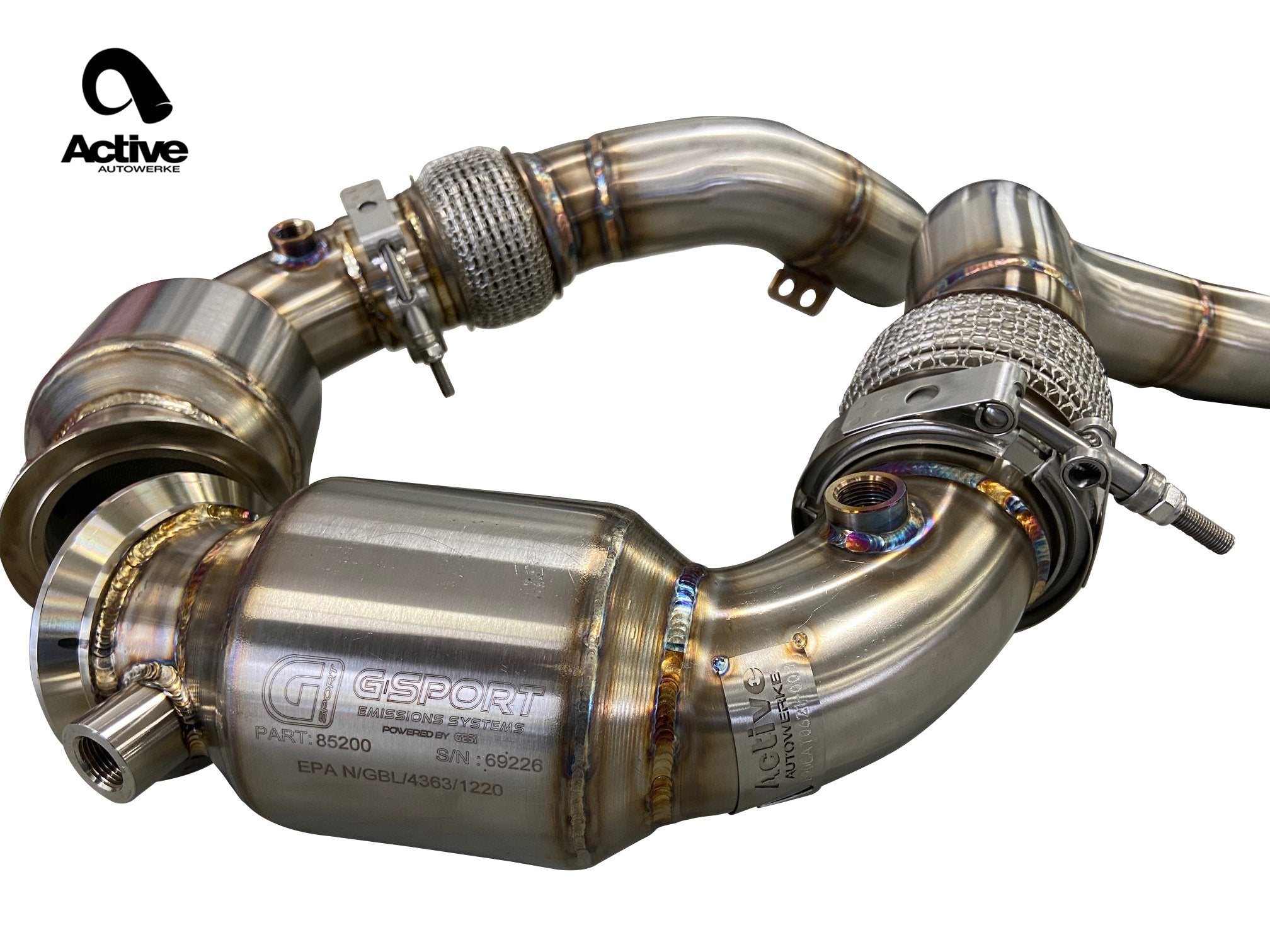 Active Autowerke F90 M5/M8 X5M/X6M CATTED DOWNPIPES 11-063 – image 5