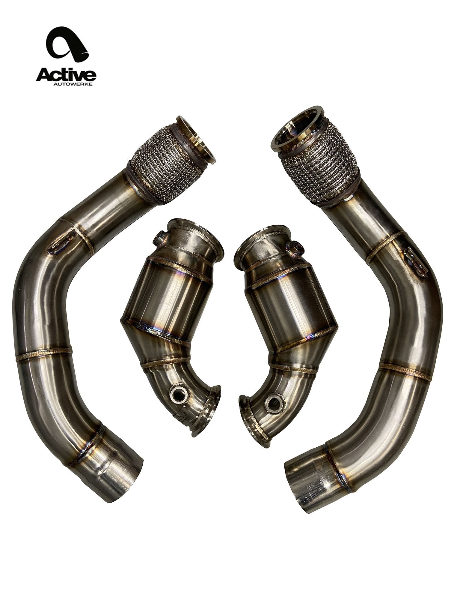 Active Autowerke F90 M5/M8 X5M/X6M CATTED DOWNPIPES 11-063 – image 6