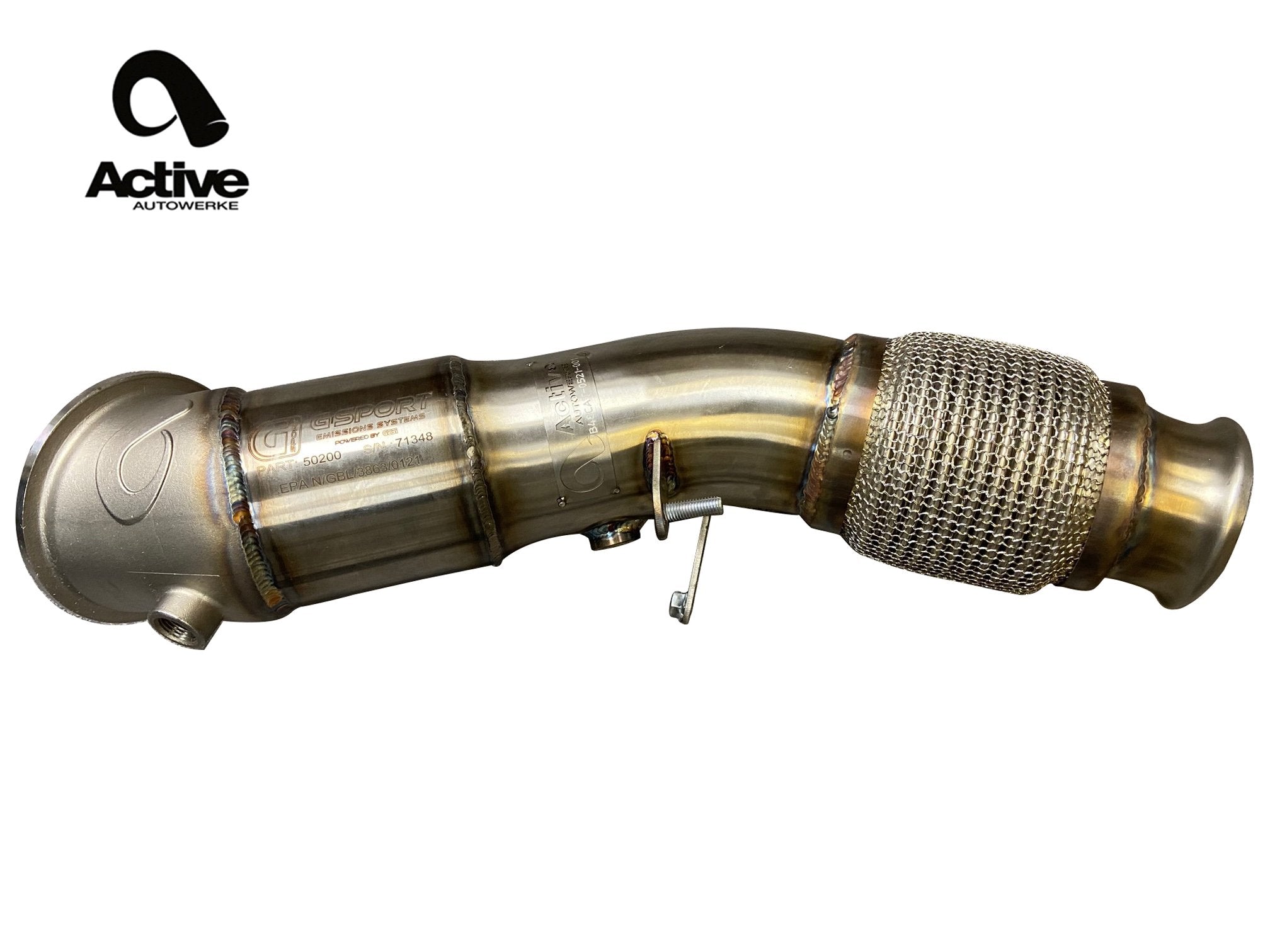 ACTIVE AUTOWERKE BMW B46 F3X 230I 330I 430I CATTED DOWNPIPE 11-065 – image 2