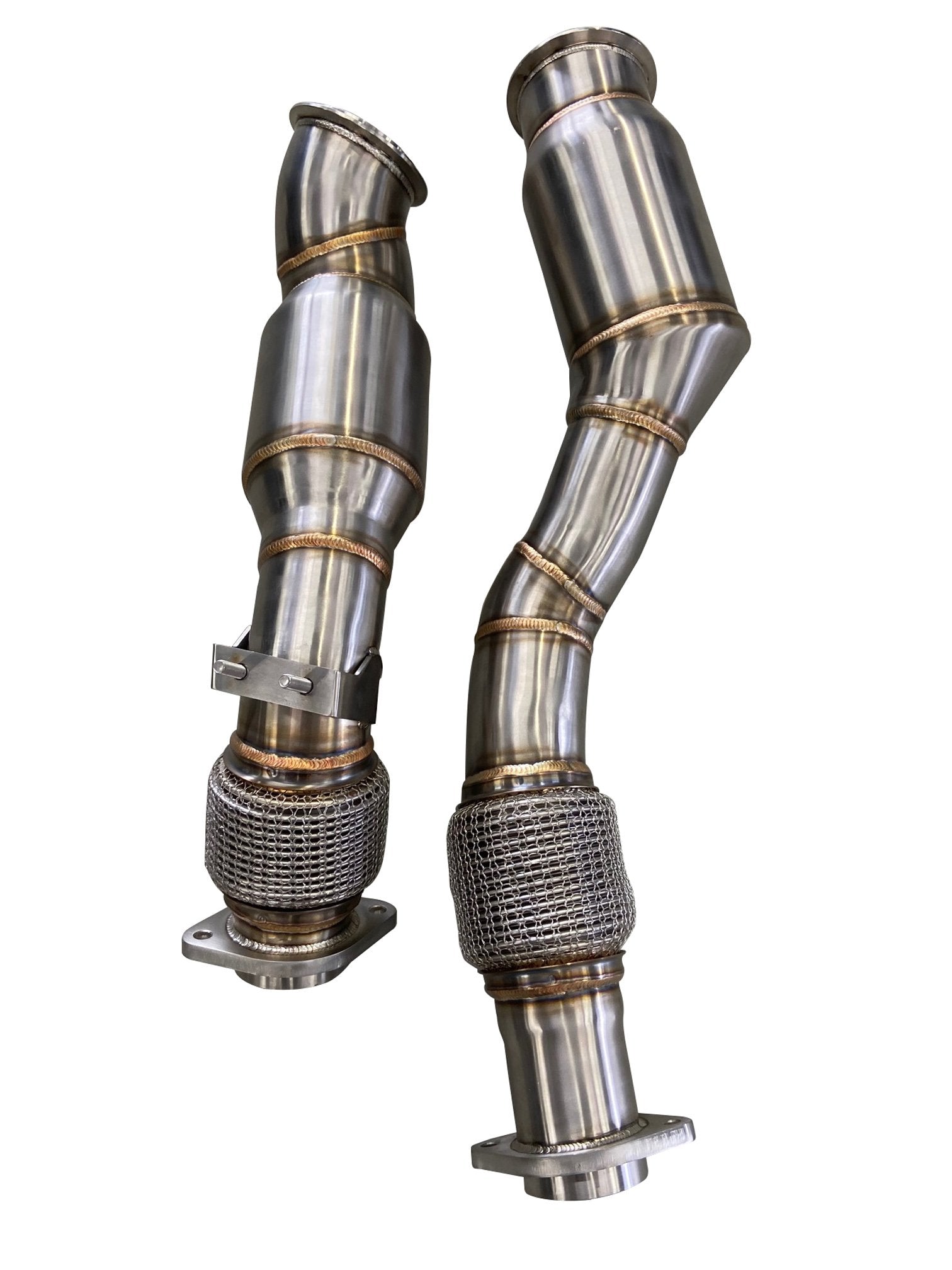 Active Autowerke BMW S58 F97/F98 X3M/X4M Downpipes w GESI CAT 11-070 – image 2