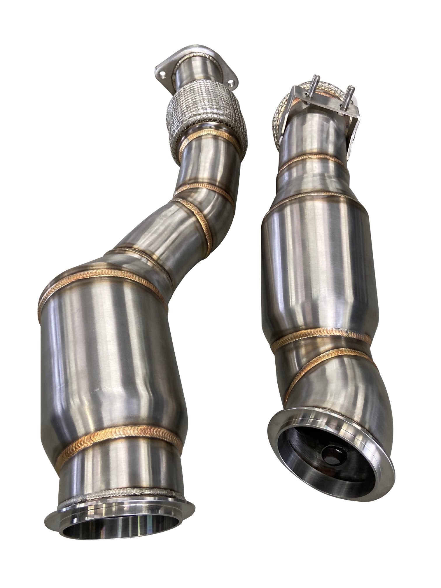Active Autowerke BMW S58 F97/F98 X3M/X4M Downpipes w GESI CAT 11-070 – image 3