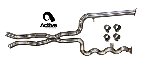 Active Autowerke G80/G82 equal length midpipe w x-pipe 11-114 – image 4