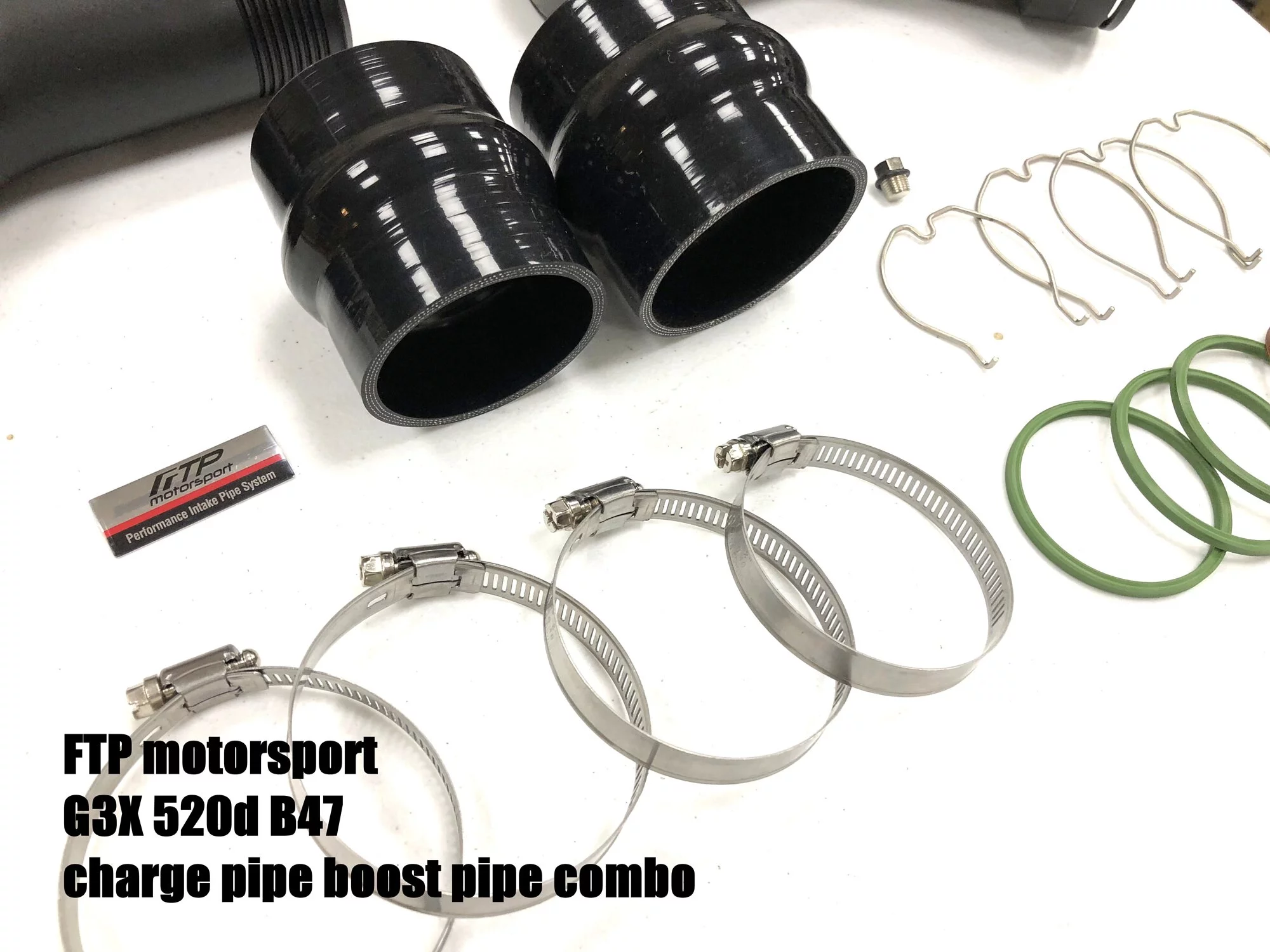 FTP G3X 520d B47 Diesel charge pipe boost pipe combo – image 3