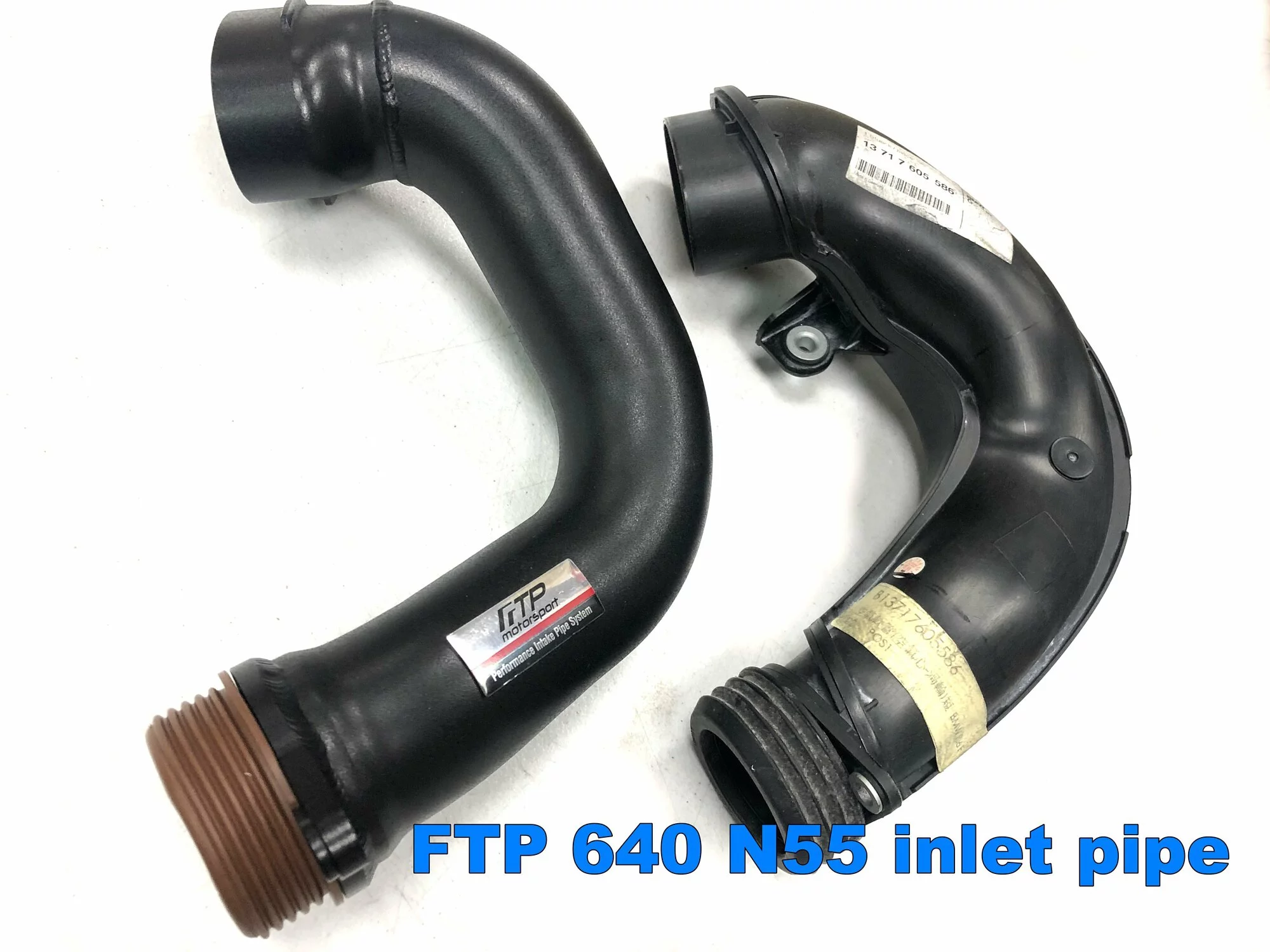 FTP BMW 640 740 N55 inlet pipe (F12/F13/F01/F02/F06) 13717605586 – image 2
