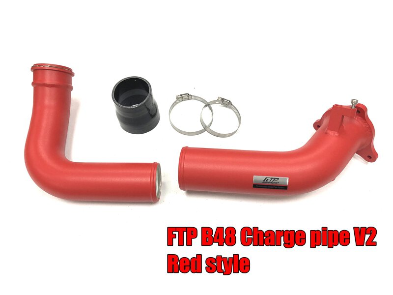 FTP BMW B48 B46 2.0T charge pipe V2 Red Style – image 4