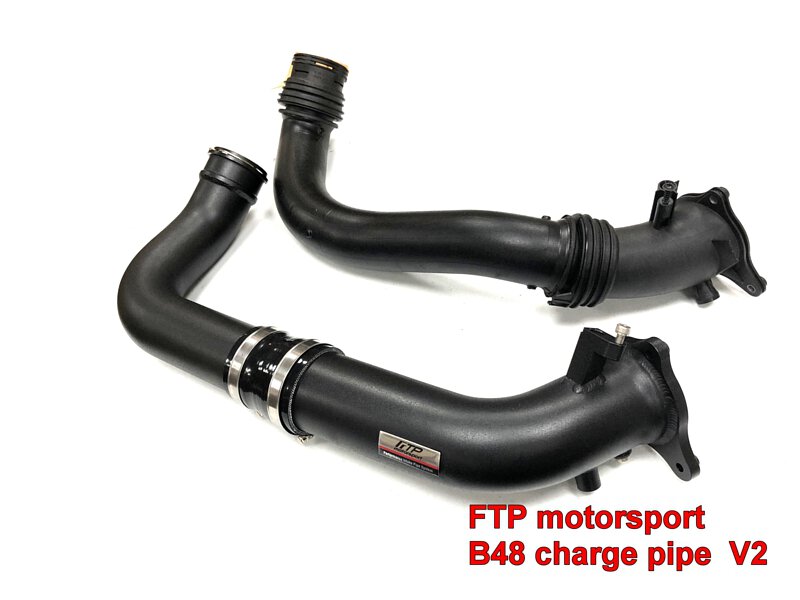 FTP BMW B48 B46 2.0T charge pipe V2 Red Style – image 7