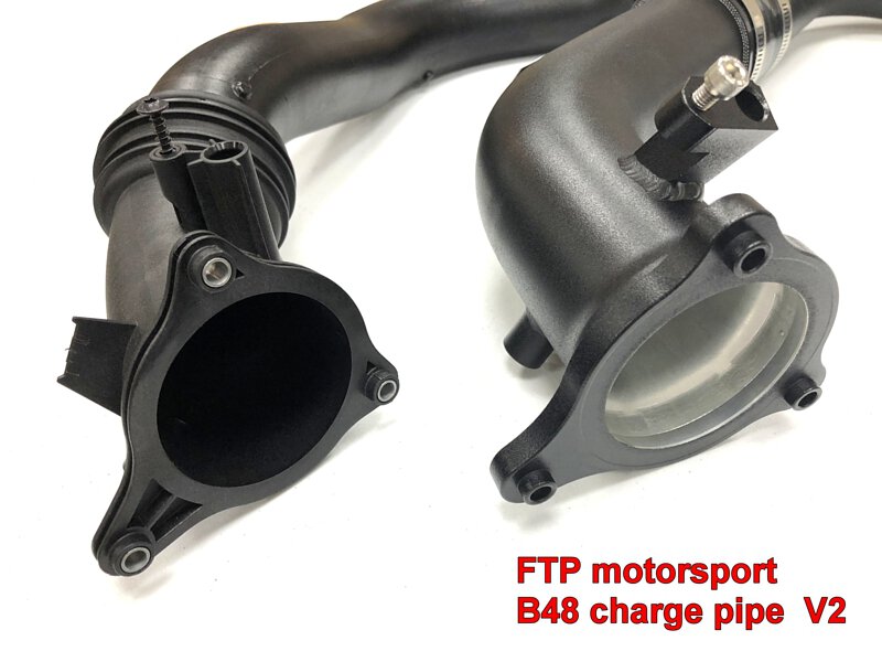 FTP BMW B48 B46 2.0T charge pipe V2 Red Style – image 8