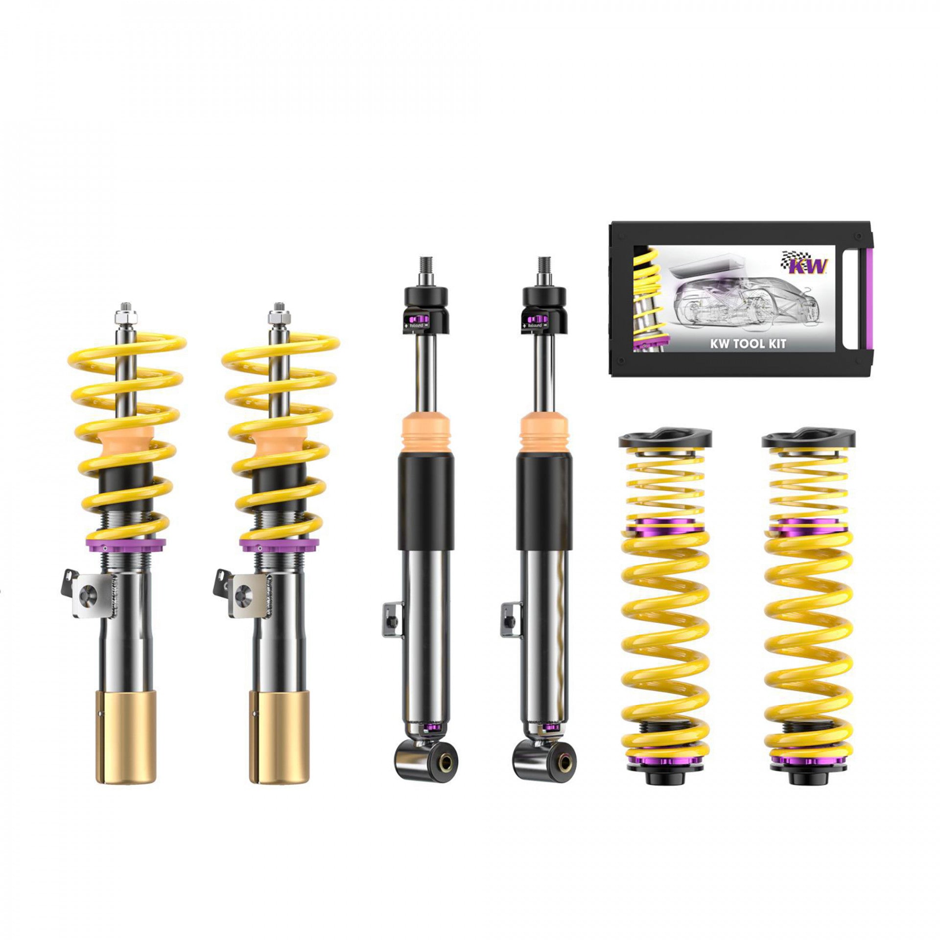 KW Suspension 2022+ BMW 4 Series G26 without electronic dampers 352200FA