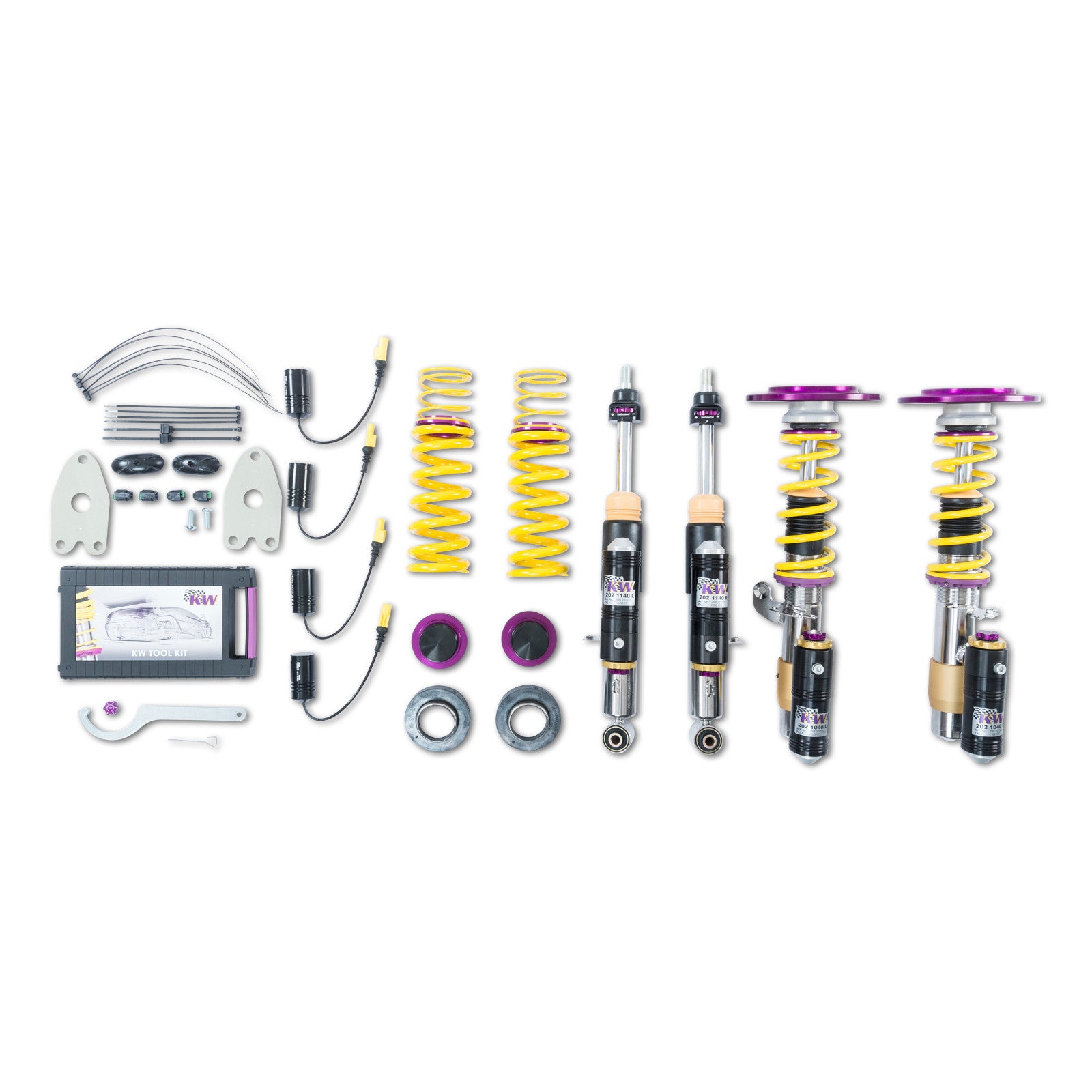 KW Coilovers V4 M3 (F80) Sedan M4 (F82) coupe; with electronic dampers 3A7200AP – image 2