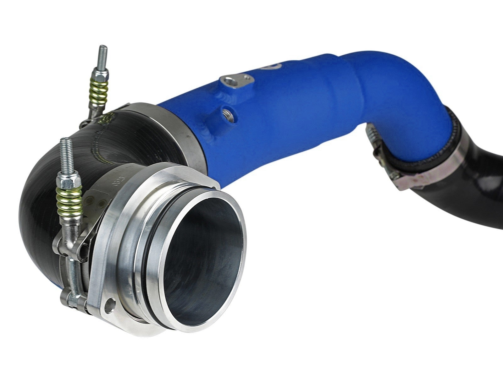 AFE Power BladeRunner 2-1/2 IN to 3 IN Aluminum Hot-Side Charge Pipe Blue 46-20408-L – image 4