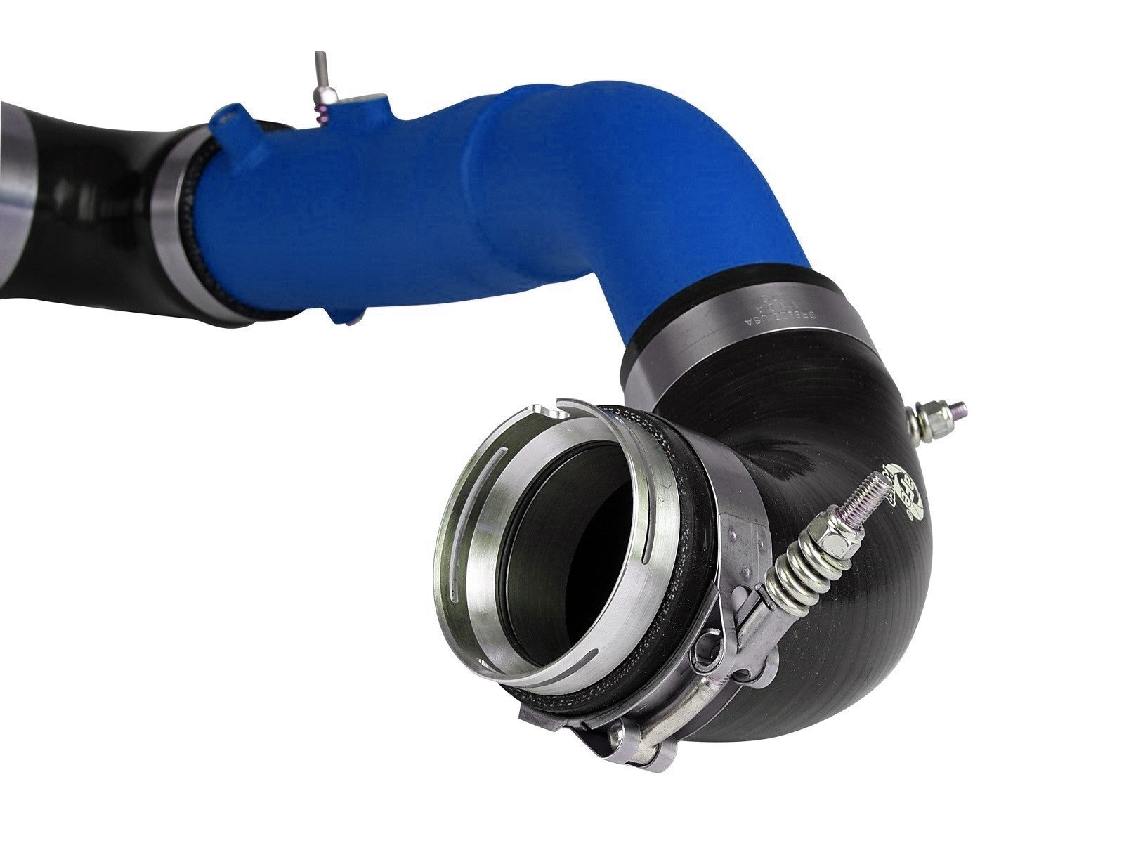 AFE Power BladeRunner 2-1/2 IN to 3 IN Aluminum Hot-Side Charge Pipe Blue 46-20408-L – image 5