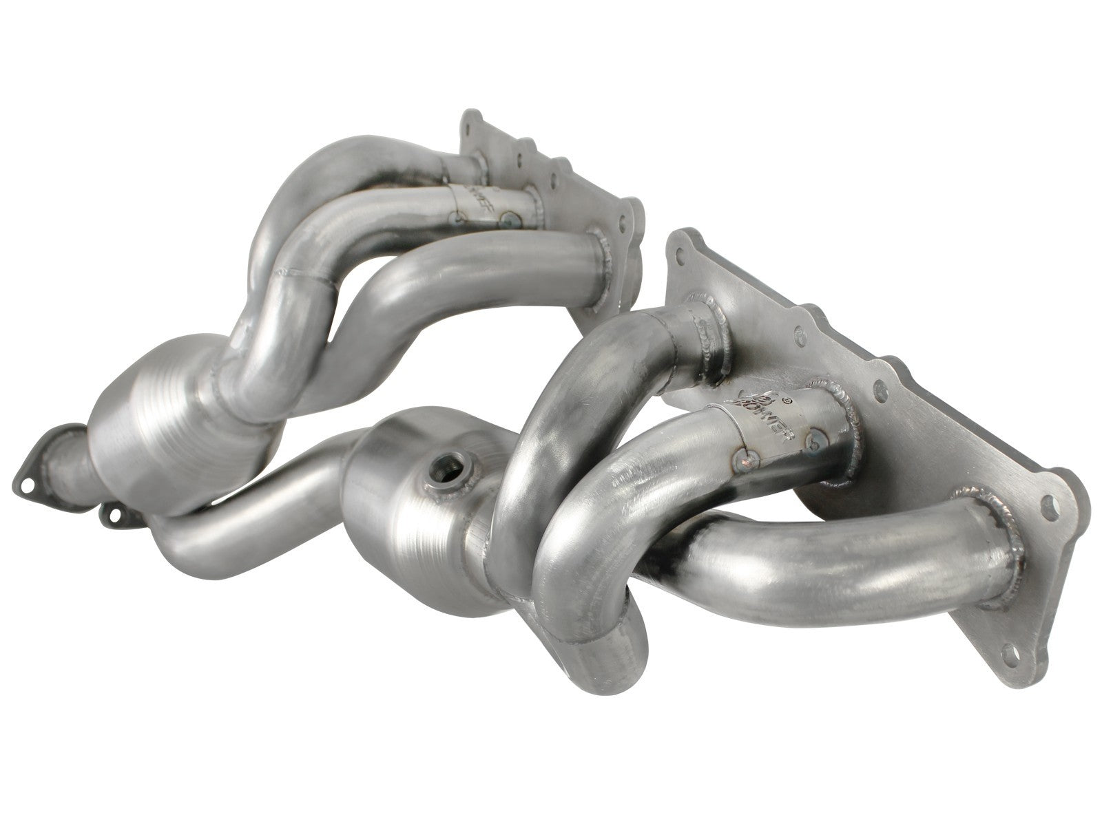 AFE Power Twisted Steel 304 Stainless Steel Long Tube Header w/ Cat 48-36307-1 – image 2