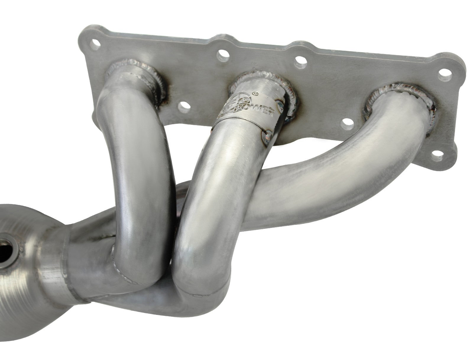 AFE Power Twisted Steel 304 Stainless Steel Long Tube Header w/ Cat 48-36307-1 – image 3
