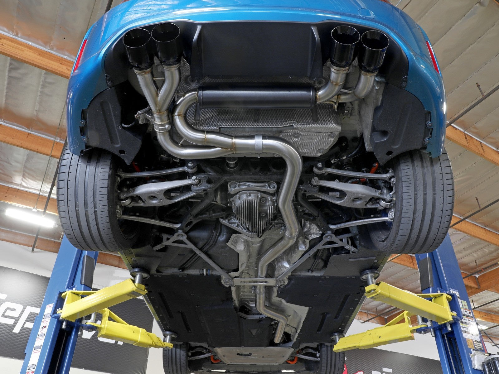 AFE Power MACH Force-Xp 3 IN to 2-1/2 IN 304 Stainless Steel Cat-Back Exhaust System 49-36330-1B – image 2