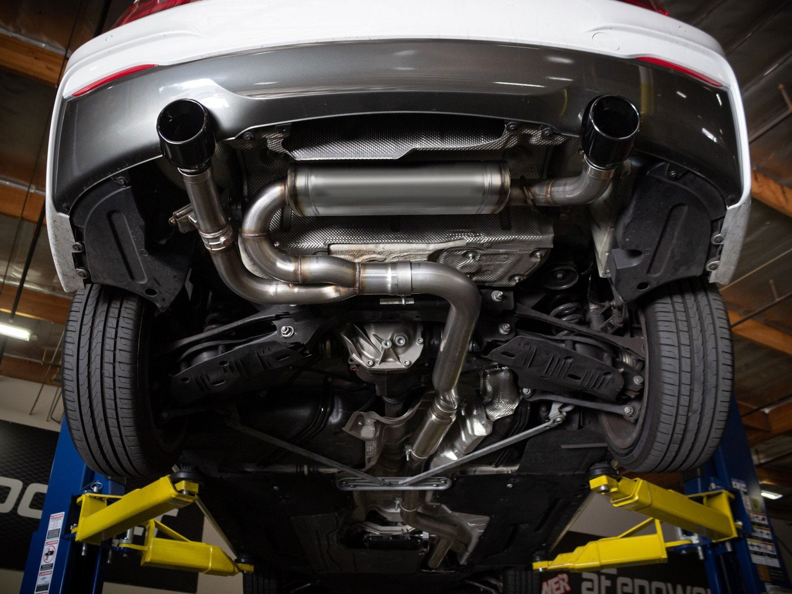 AFE Power MACH Force-Xp 3 IN to 2-1/2 IN 304 Stainless Steel Cat-Back Exhaust System 49-36347-B – image 4