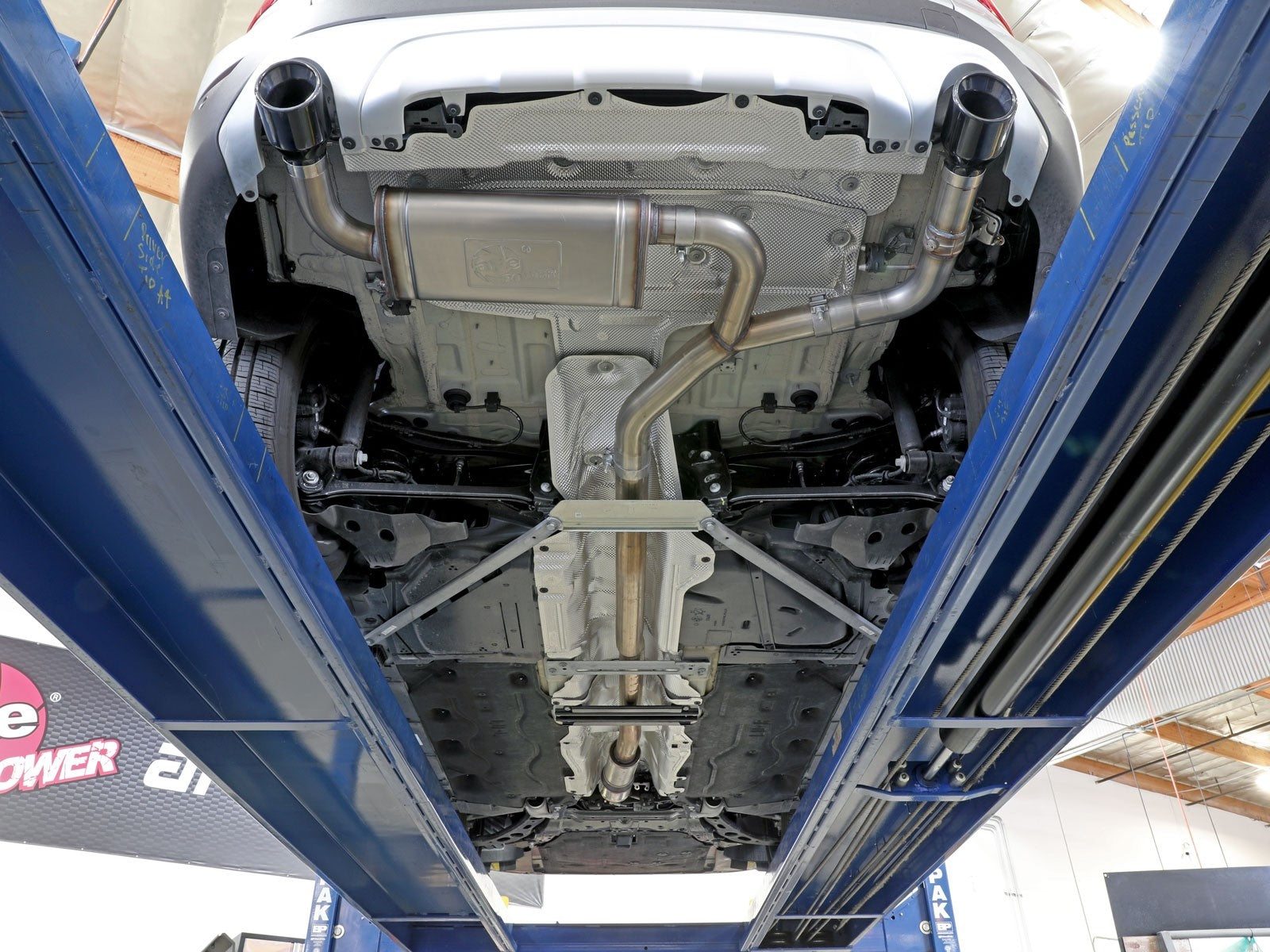 AFE Power MACH Force-Xp 3 IN to 2-1/2 IN 304 Stainless Steel Axle-Back Exhaust System 49-36349-B – image 3