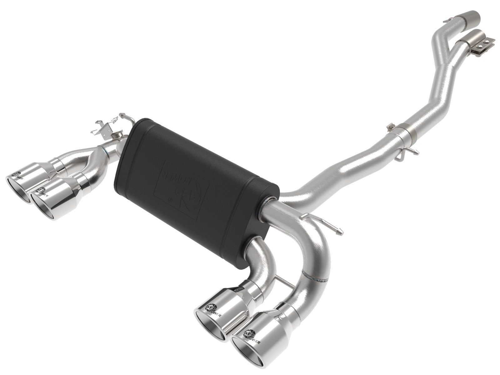 AFE Power MACH Force-Xp 3 IN to 2-1/2 IN 304 Stainless Steel Cat-Back Exhaust System 49-36350-B – image 2