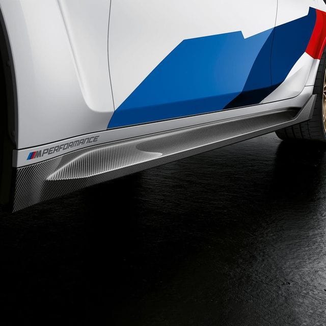 Genuine BMW M3 (G80) Sedan M Performance Carbon Fiber Side Skirt – image 2
