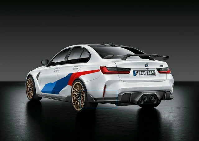 Genuine BMW M3 (G80) Sedan M Performance Carbon Fiber Rear Winglet – image 2