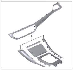 Genuine BMW 3/4 Series (G20/22/23) & M3/M4 (G80/82/83) M Performance Carbon Fiber/Alcantara Interior Trim Kit – image 2