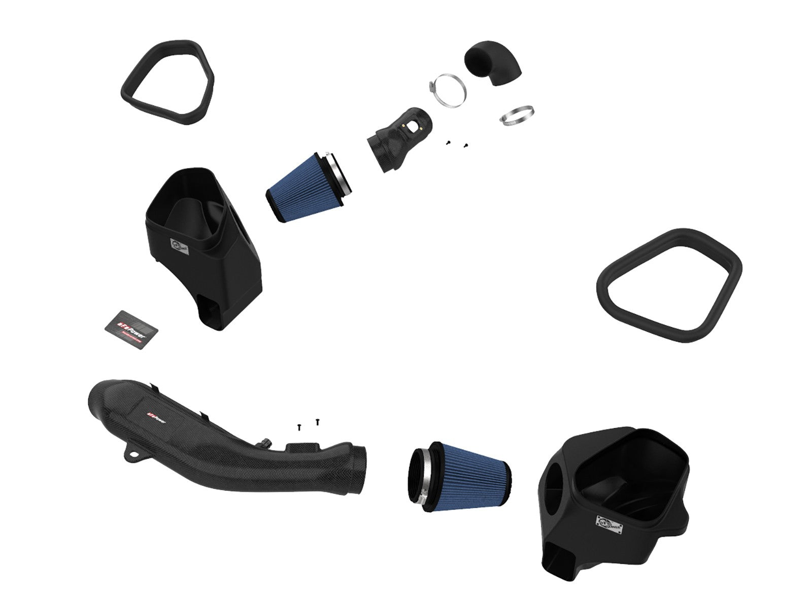 AFE Power Track Series Carbon Fiber Cold Air Intake System w/Pro 5R Filters 57-10006R – image 3