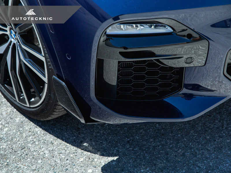 AUTOTECKNIC DRY CARBON FRONT WINGLET SPLITTERS - G05 X5 M-SPORT ATK-BM-0012