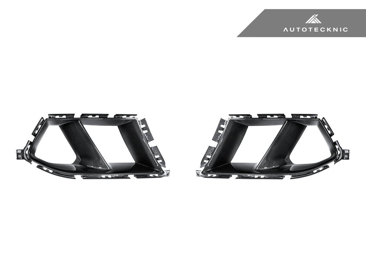 AUTOTECKNIC DRY CARBON LOWER FRONT BUMPER VENT SET - G80 M3 | G82/ G83 M4 ATK-BM-0043