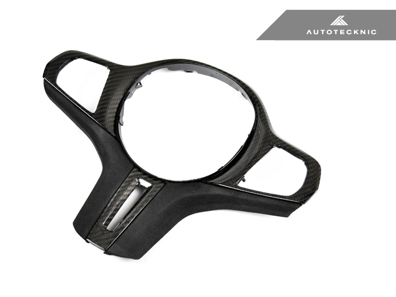 AUTOTECKNIC CARBON ALCANTARA STEERING WHEEL TRIM - G05 X5 | G06 X6 | G07 X7 ATK-BM-0282-LCI-S