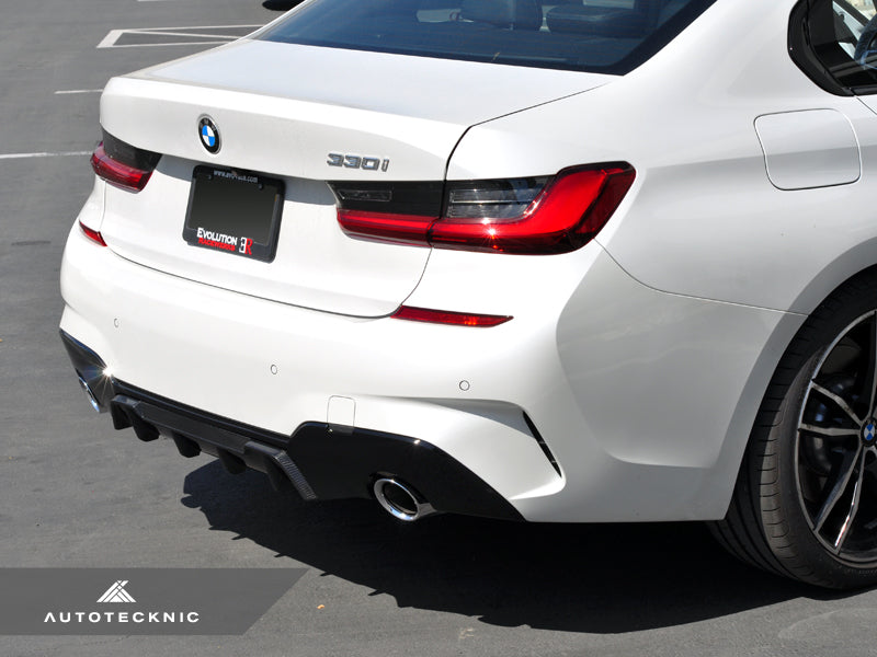 AUTOTECKNIC DRY CARBON EXTENDED-FIN COMPETITION REAR DIFFUSER - G20 3-SERIES ATK-BM-0353 – image 4