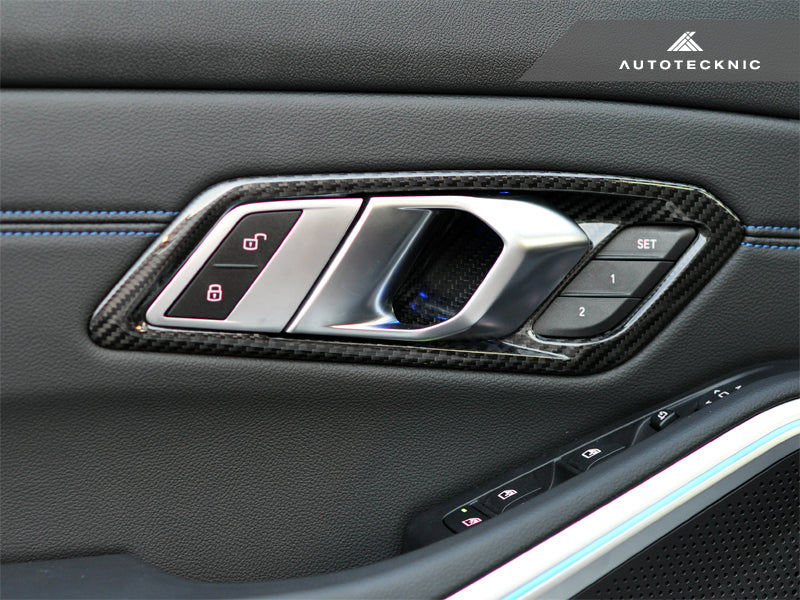 AUTOTECKNIC DRY CARBON INTERIOR DOOR HANDLE TRIM SET - G80 M3 ATK-BM-0357-G80 – image 5