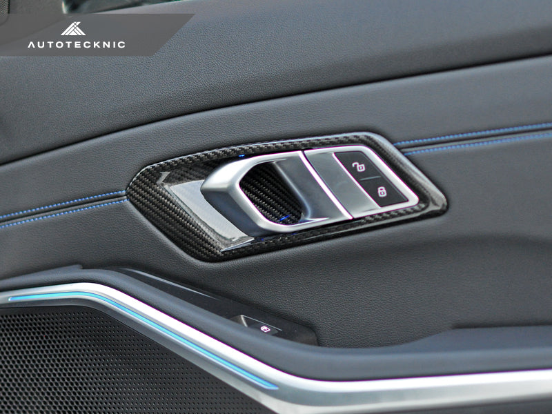AUTOTECKNIC DRY CARBON INTERIOR DOOR HANDLE TRIM SET - G80 M3 ATK-BM-0357-G80 – image 8