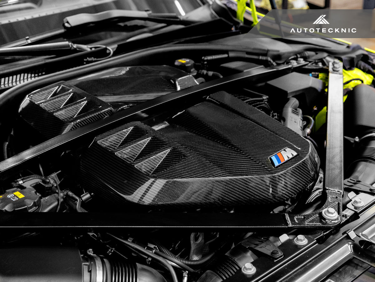 AutoTecknic Dry Carbon Fiber Engine Cover - BMW G80 M3 | G82/ G83 M4 - ATK-BM-0408-G8X-G – image 2