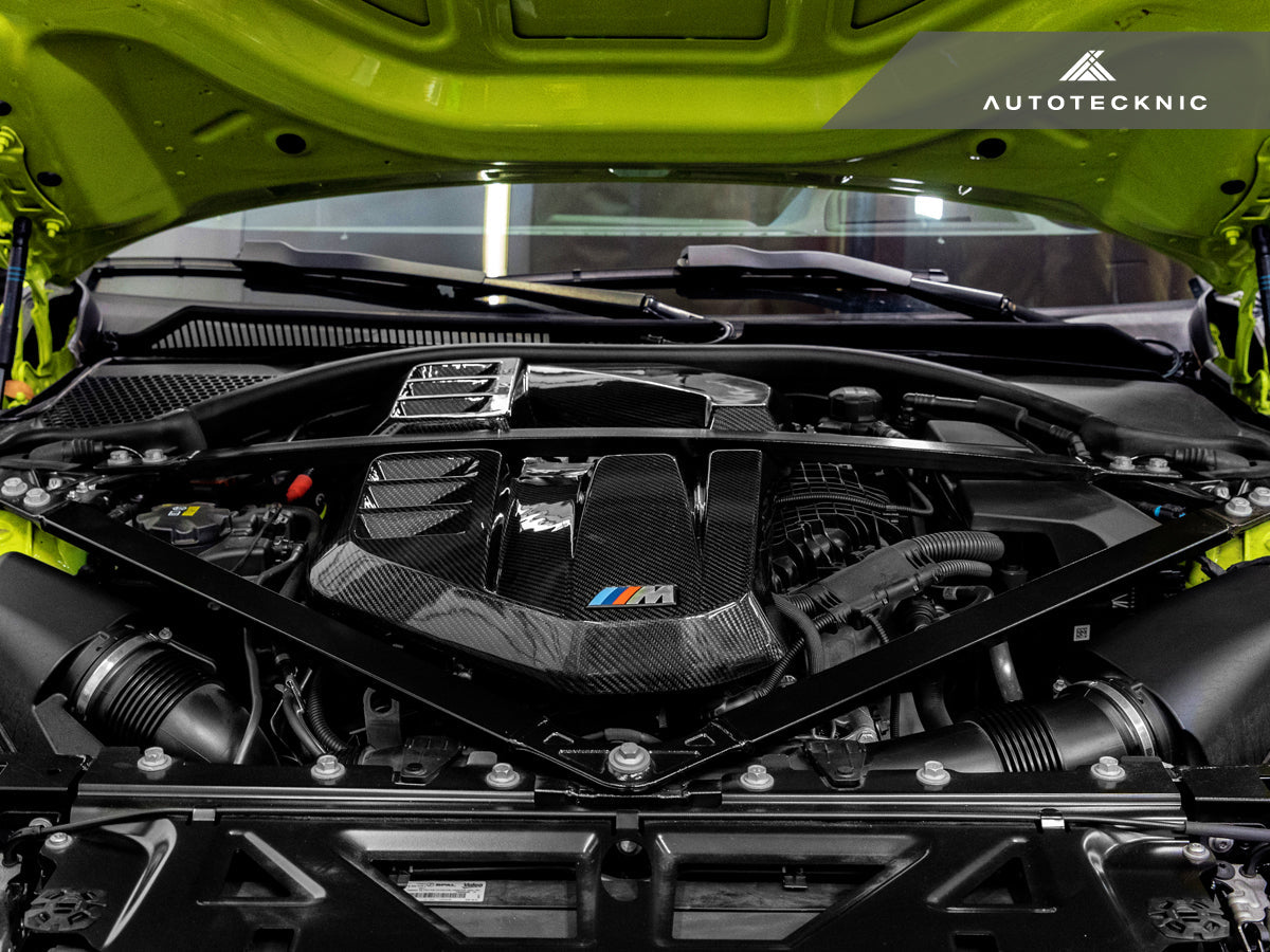 AutoTecknic Dry Carbon Fiber Engine Cover - BMW G80 M3 | G82/ G83 M4 - ATK-BM-0408-G8X-G – image 4
