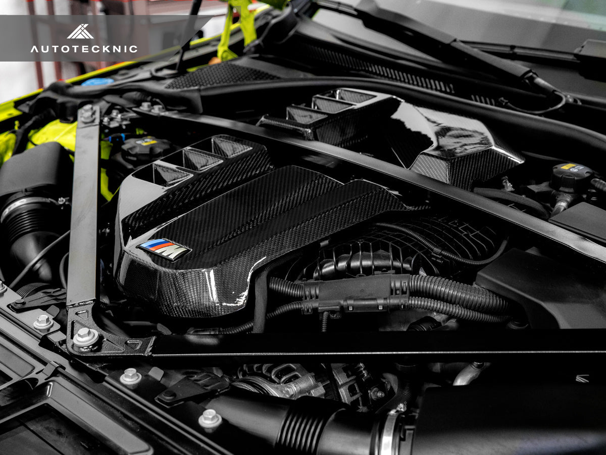 AutoTecknic Dry Carbon Fiber Engine Cover - BMW G80 M3 | G82/ G83 M4 - ATK-BM-0408-G8X-G – image 5