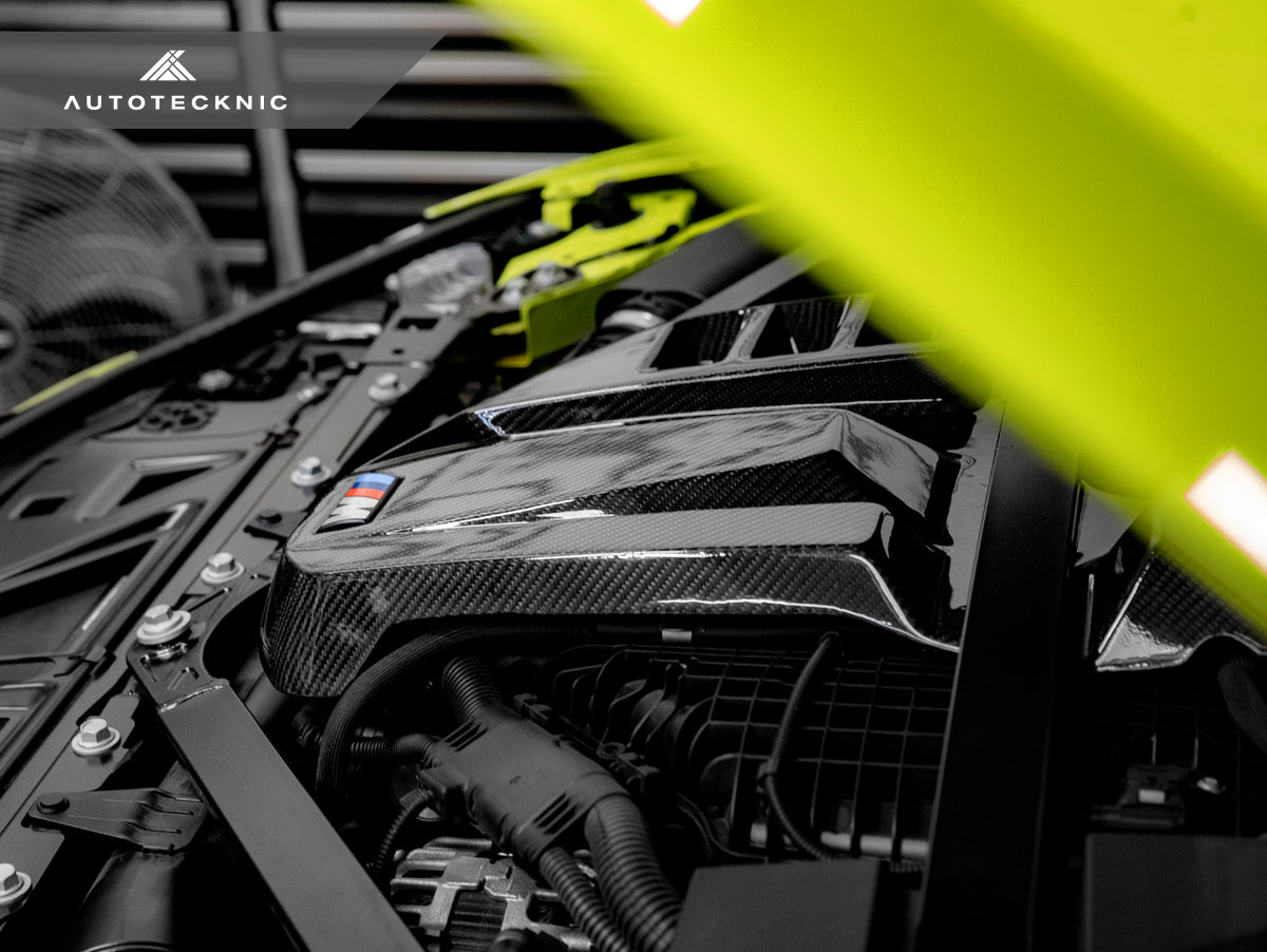 AutoTecknic Dry Carbon Fiber Engine Cover - BMW G80 M3 | G82/ G83 M4 - ATK-BM-0408-G8X-G – image 6