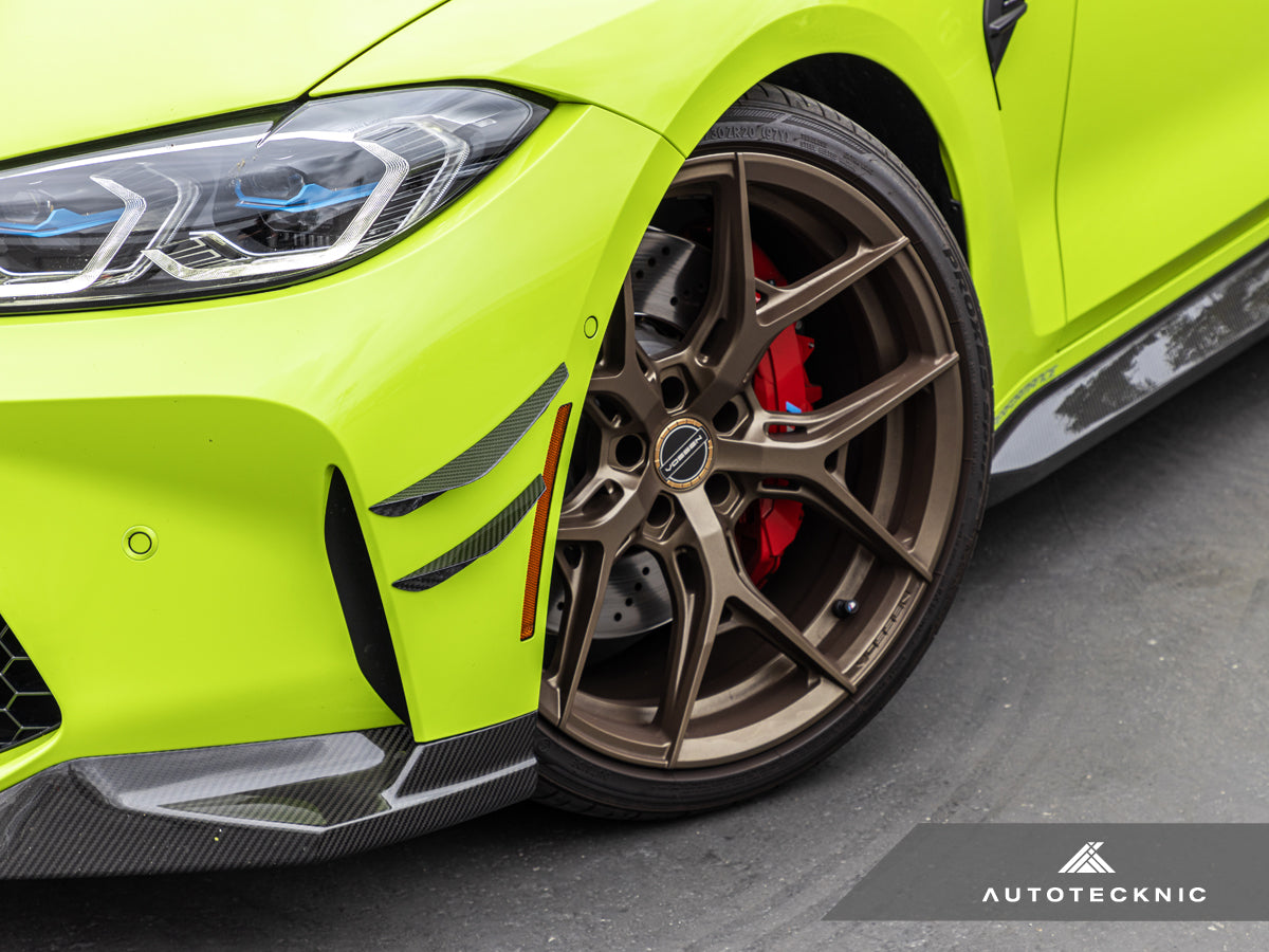 AUTOTECKNIC FRONT BUMPER DRY CARBON CANARD SET - G80 M3 | G82 M4 ATK-BM-0413 – image 2
