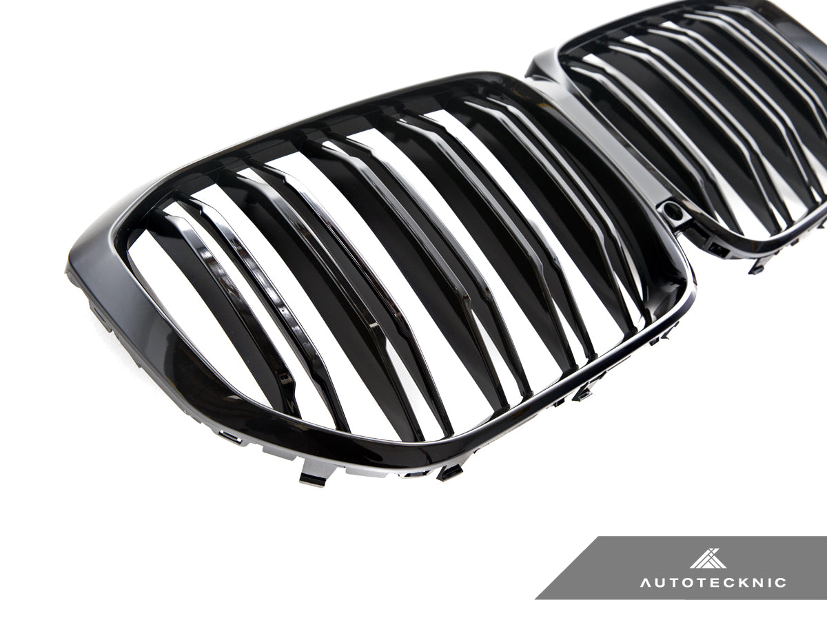 AUTOTECKNIC PAINTED DUAL-SLAT GLAZING BLACK FRONT GRILLE - G05 X5 ATK-BM-0613-DS-GB – image 2