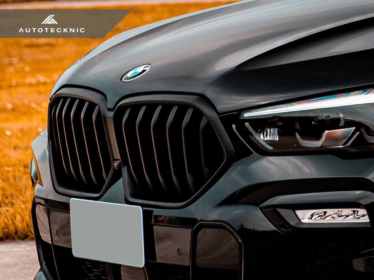 AUTOTECKNIC PAINTED GLAZING BLACK FRONT GRILLE - G06 X6 ATK-BM-0616-GB – image 3