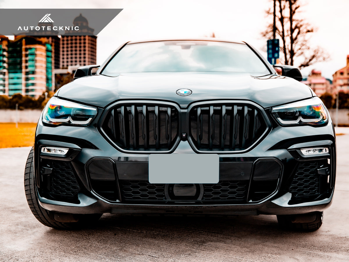 AUTOTECKNIC PAINTED GLAZING BLACK FRONT GRILLE - G06 X6 ATK-BM-0616-GB – image 4