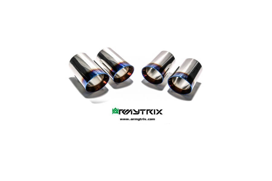 ARMYTRIX Stainless Steel Valvetronic Catback Exhaust System Quad Tips BMW M3 G80 | M4 G82 2020+ – image 3