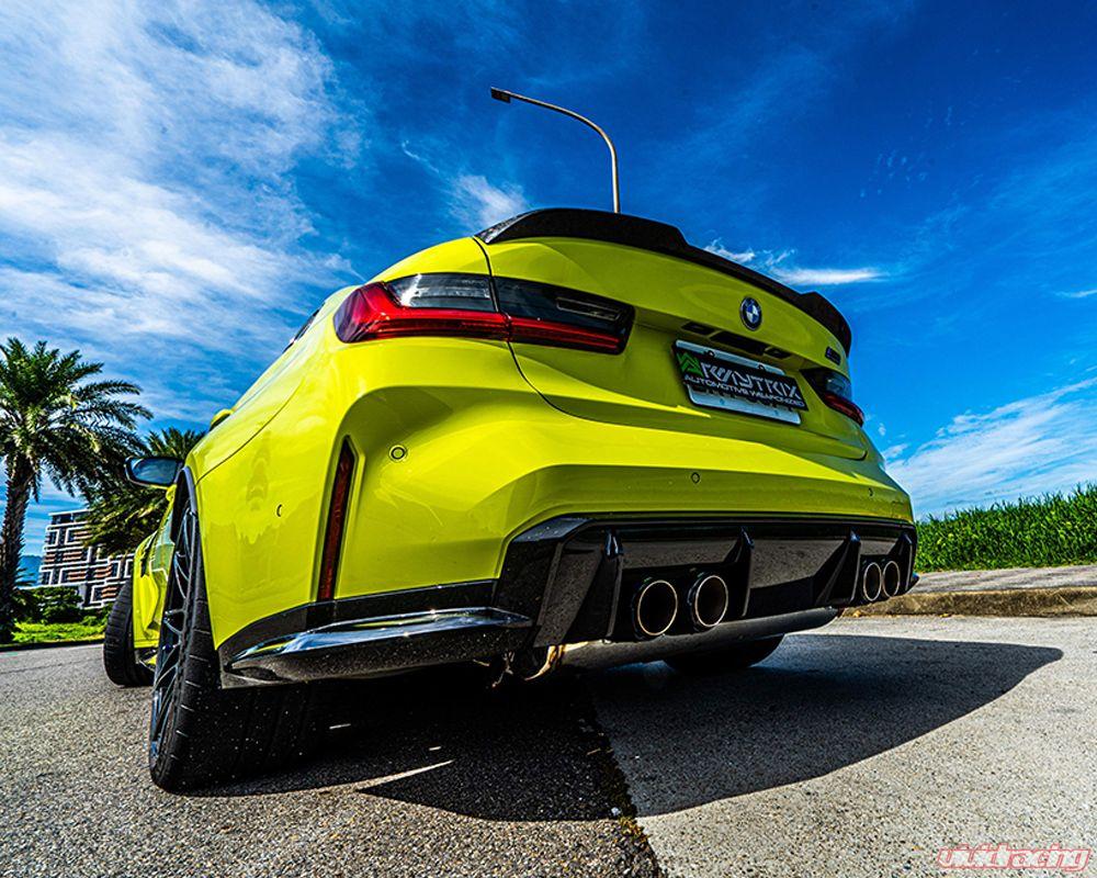 ARMYTRIX Stainless Steel Valvetronic Catback Exhaust System Quad Tips BMW M3 G80 | M4 G82 2020+ – image 8
