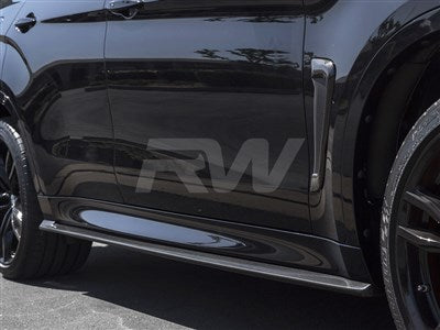 RW Carbon BMW F16 X6 F86 X6M CF Side Skirt Extensions bmwf8503