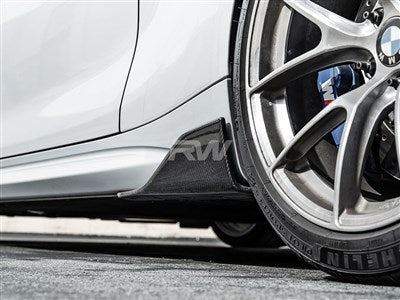 RW Carbon BMW F87 M2 Carbon Fiber Side Skirt Winglets bmwf8702