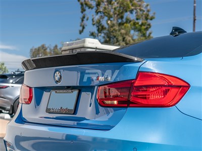 RW Carbon BMW F30 F80 M3 RWS Carbon Fiber Trunk Spoiler bmwf8x038