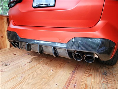 RW Carbon BMW F97 X3M LCI Carbon Fiber DTM Diffuser bmwf97015